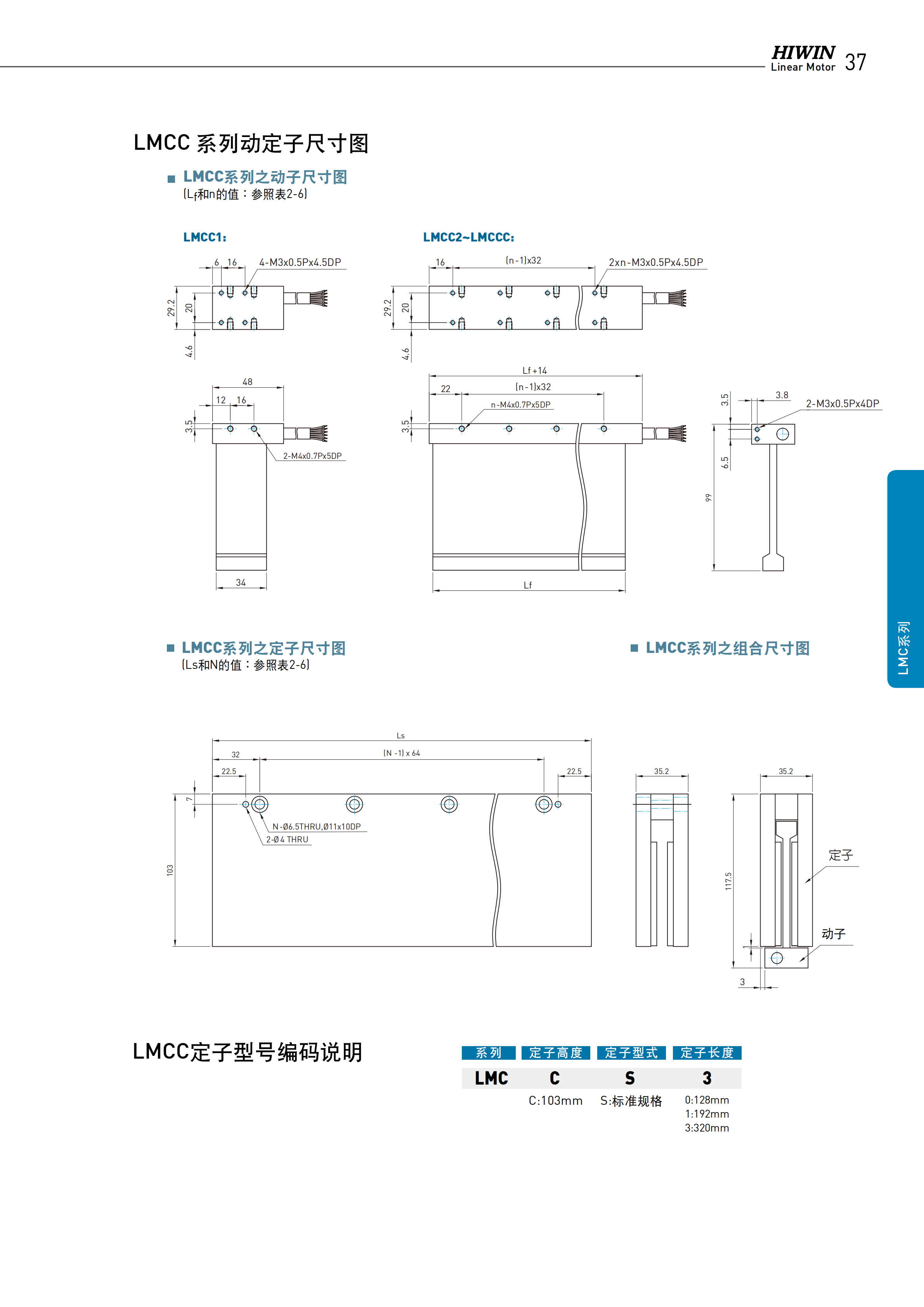 上銀無(wú)鐵心式直線電機(jī)LMCAC